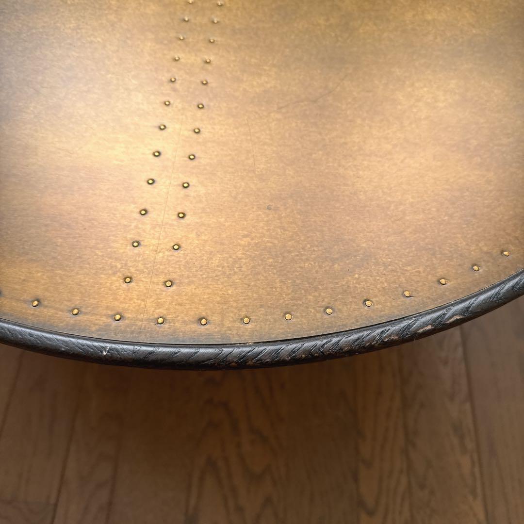 【廃盤】 クラッシュゲート 関家具 ハンターct リビングテーブル　真鍮 木製