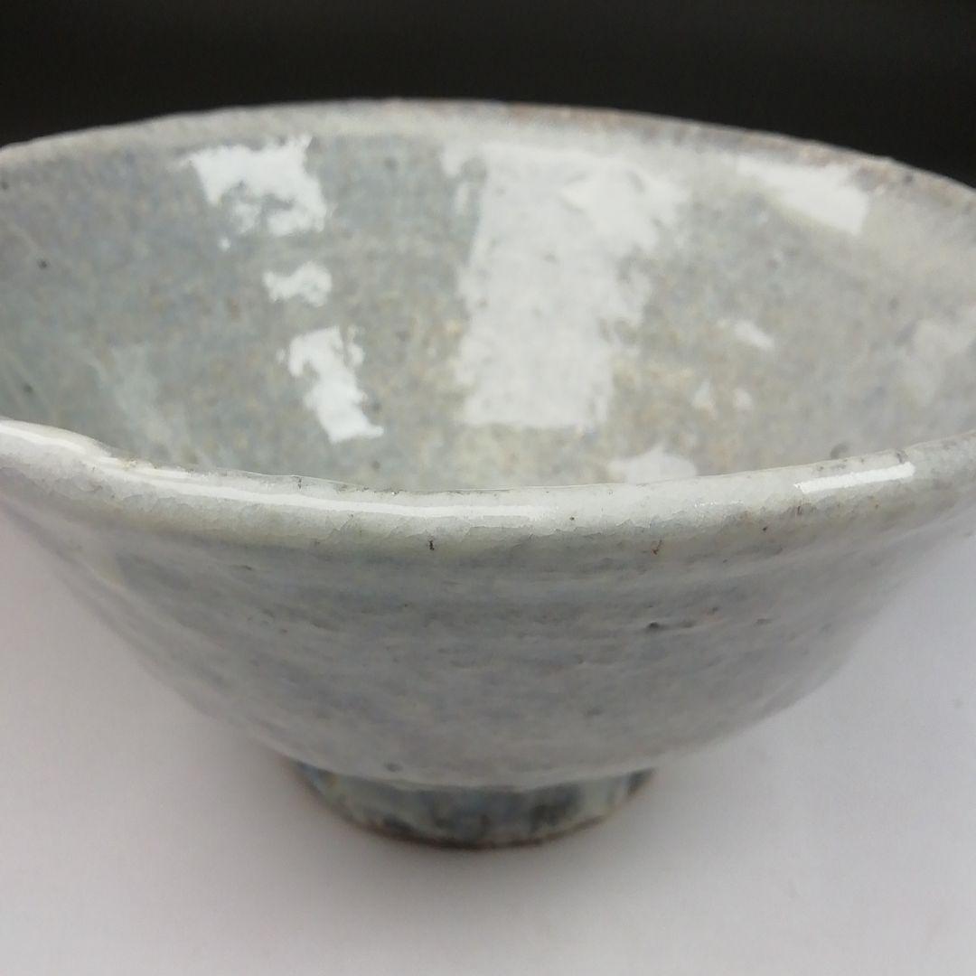 Ｔ５５　茶碗　『粉引茶碗』『斎藤乾一作』　共箱　抹茶碗　茶道具