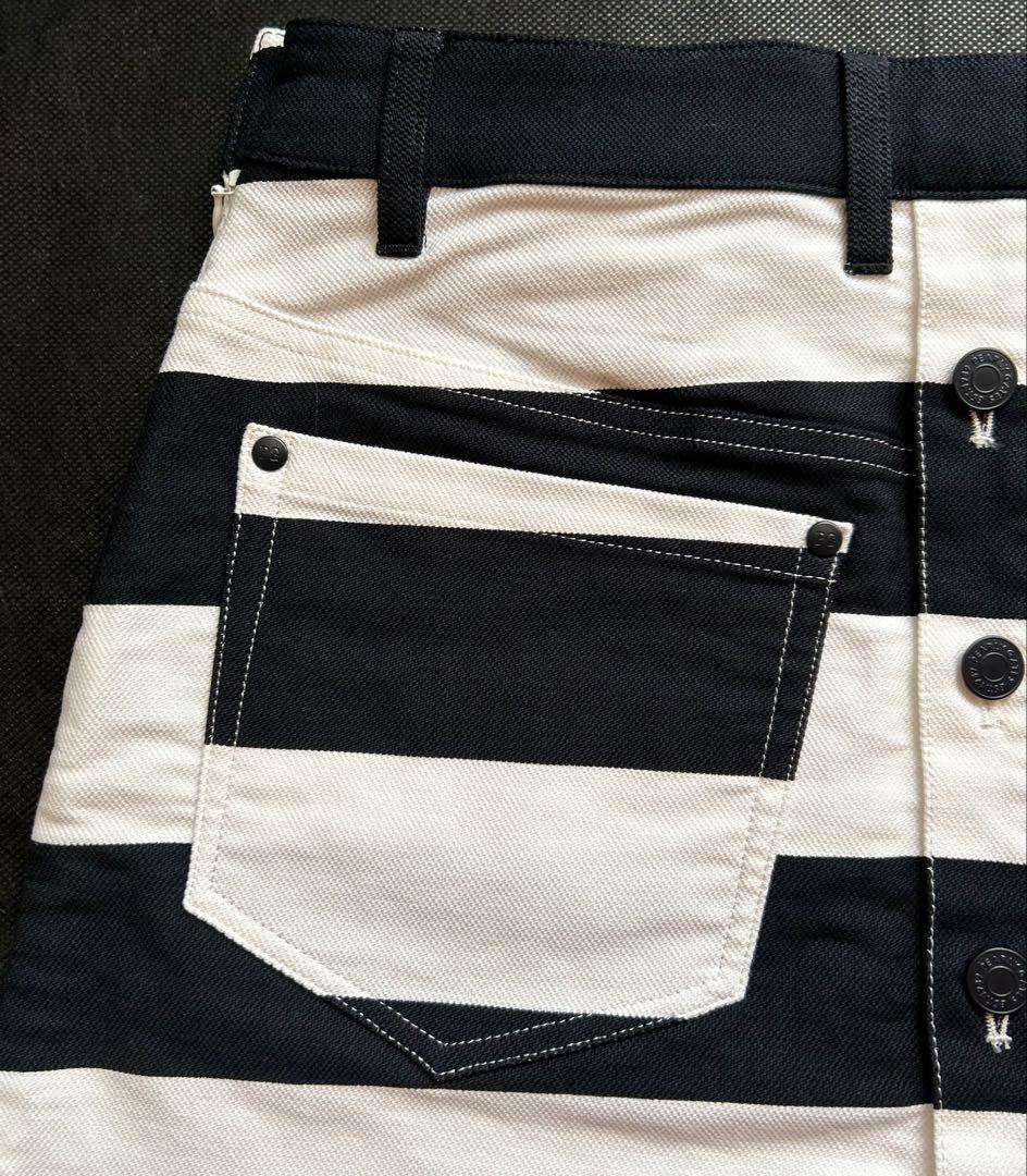 PEARLY GATES/パーリーゲイツ ボーダー ストレッチ スカート 0