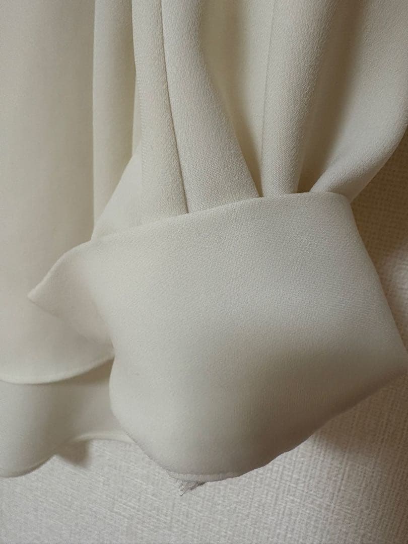 Theory セオリー　Classic Crepe スタンドカラーブラウス