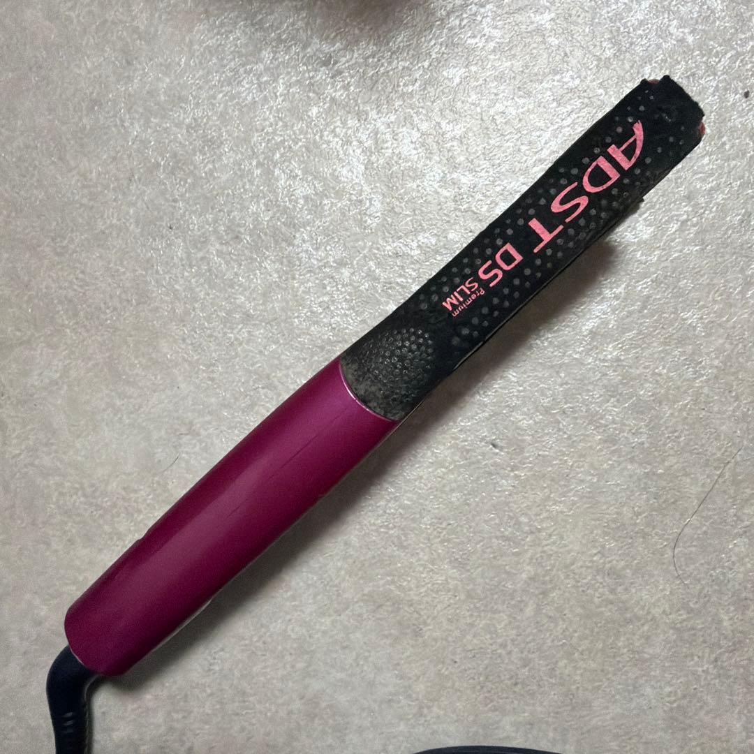 ADST DS スリム ヘアアイロン ピンク