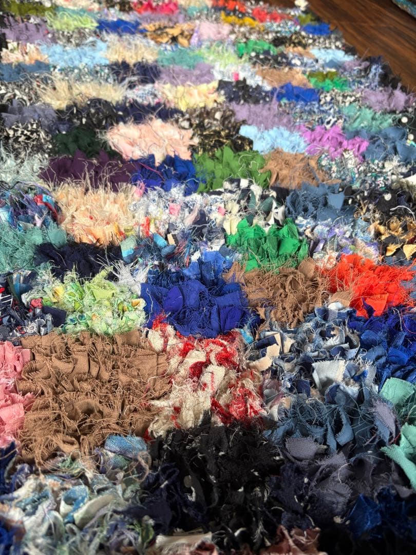 ピ*ピ様 モロッコ　ボシャルウィット ラグ　ハンドメイド カーペット ヴィンテー