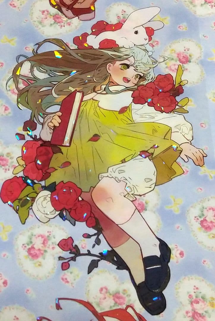 のこり１✩再販✩J824＃花的少女诗(贝壳光)新七天切り売り海外人物マステ女の子