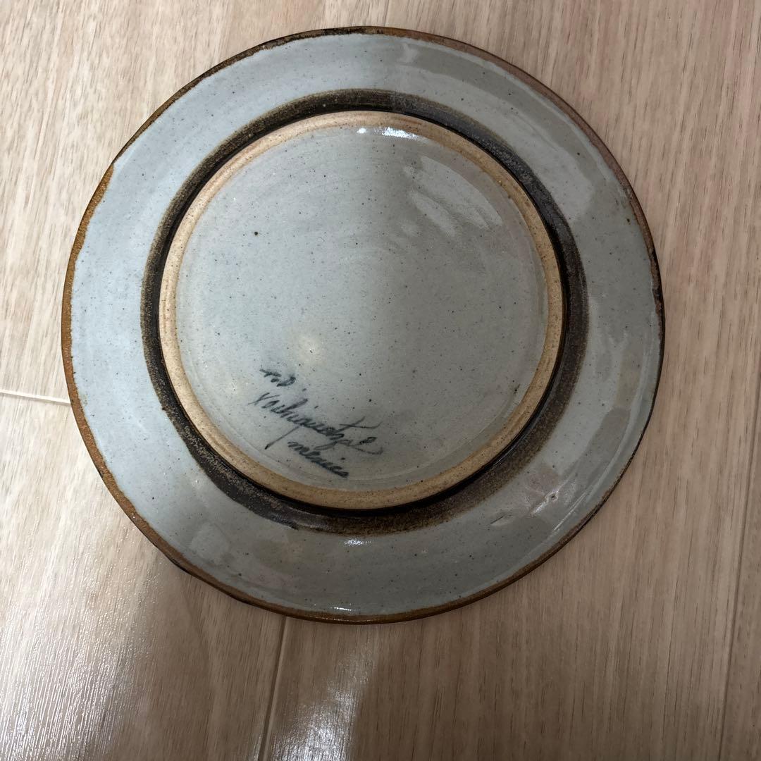 トナラ焼　皿　レア　ヴィンテージ　レトロ