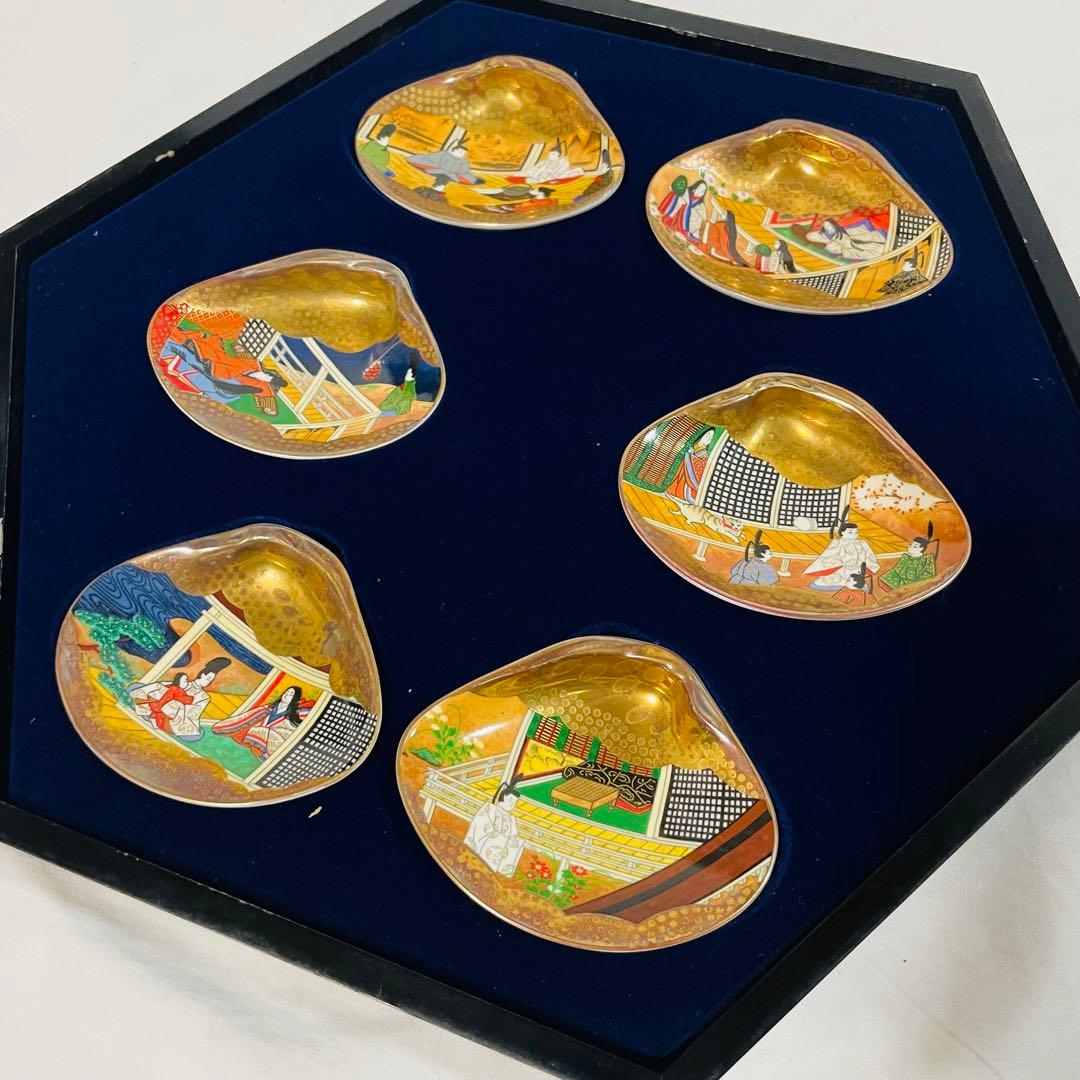 フランクリン画廊 徳川黎明会監修 源氏物語貝合せ ボーンチャイナ　限定版