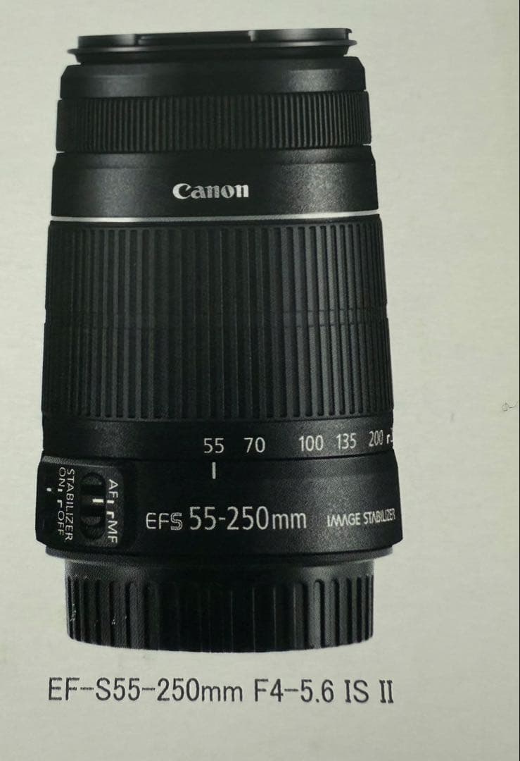 CANONズームレンズEF-S 55-250mm F4-5.6 IS Ⅱ 新品