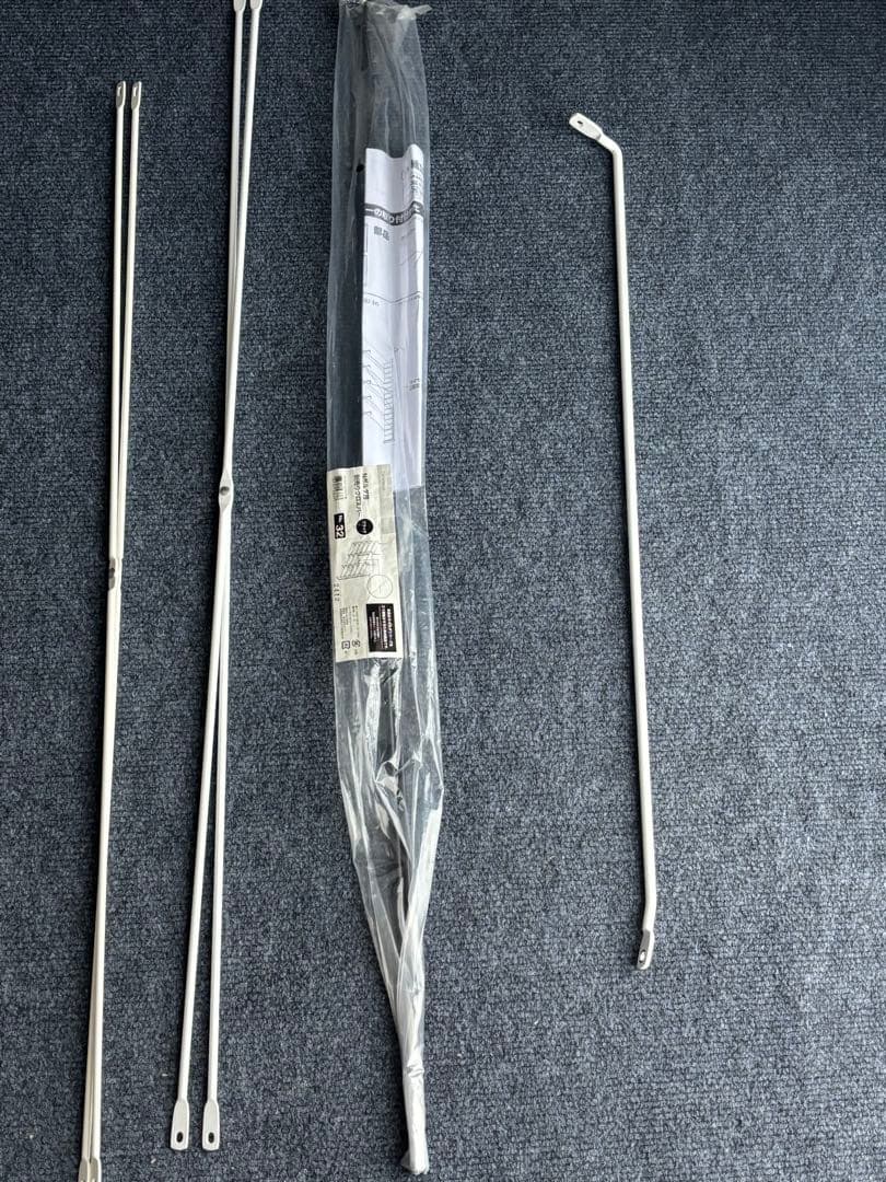 ニトリ　Nポルダ 80＋80cm ホワイトウォッシュ