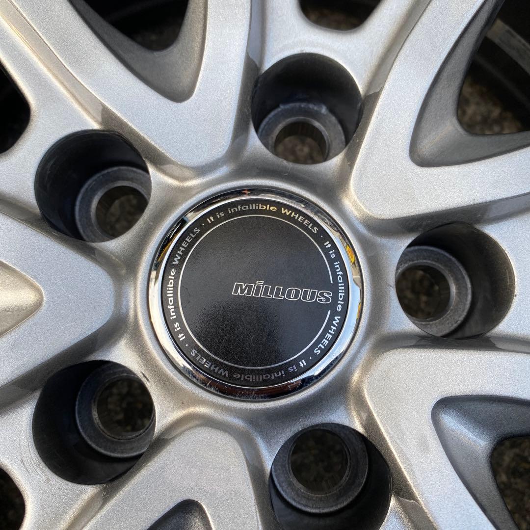 ◇中古バリ溝ヨコハマ205/60R16+トヨタ平座用アルミスタッドレスセット