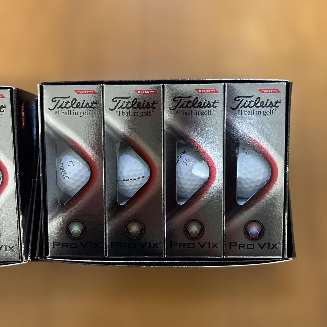 タイトリスト PRO V1X ゴルフボール 2ダース　（2021年モデル）