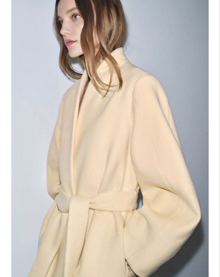 ‪*♡様 タグ付き新品★ZARAのオーバーサイズウール混紡コート★XSサイズ★バ