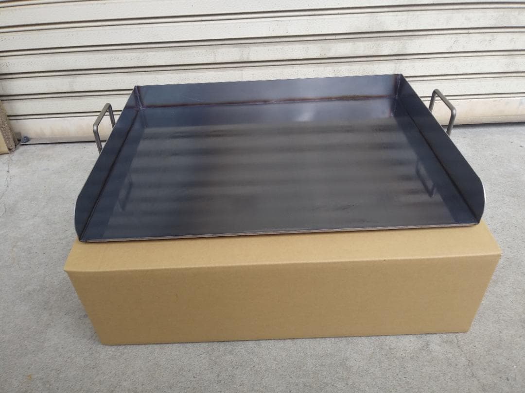 極厚鉄板 持ち手付 少年野球団 ６０×４５ 焼肉 ステーキ パンケーキ 餃子海鮮