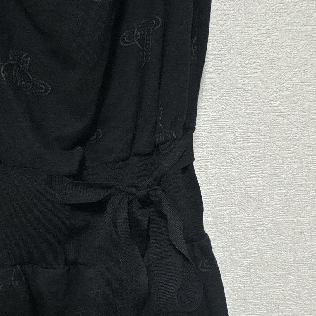 ヴィヴィアンウエストウッド オーブ ノースリーブワンピース　総柄