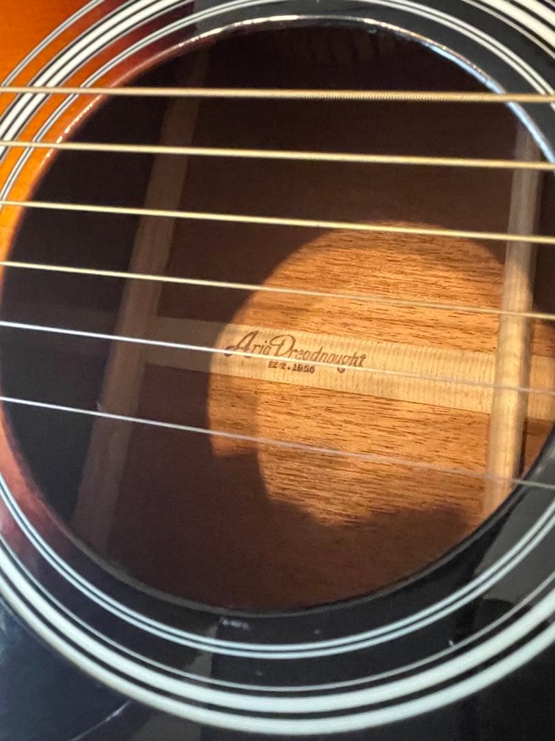 Aria Dreadnought アコースティックギター 美品 AF280-BS