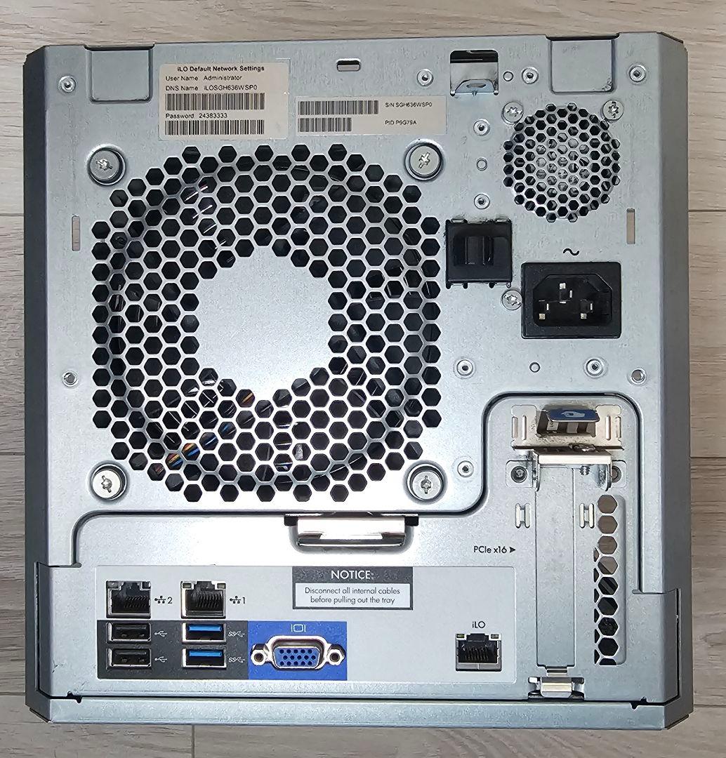 (値引)HP ProLiant MicroServer Gen8 2TB HDD