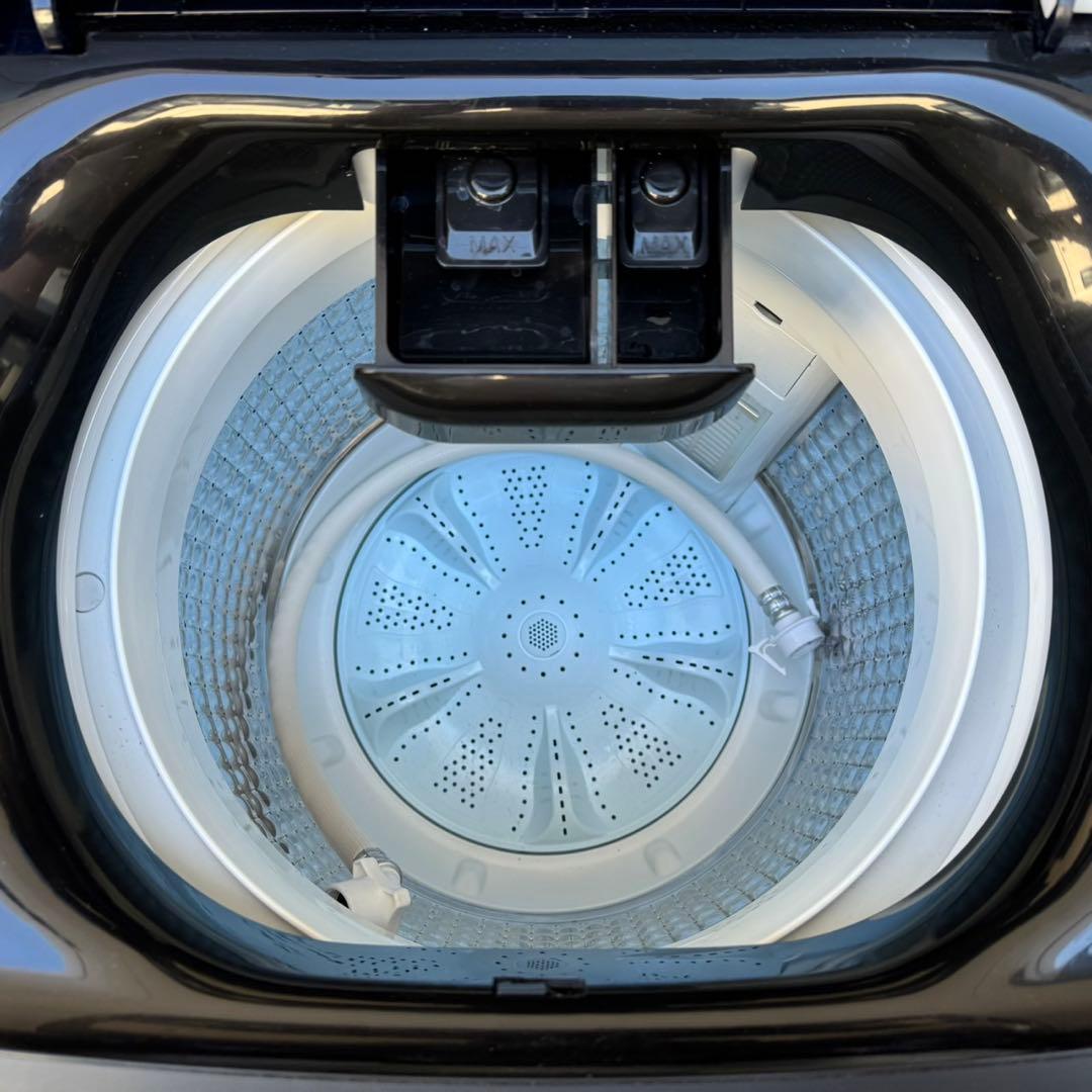 170⭐️2024年製美品セット★ニトリ冷蔵庫　ハイアール洗濯機　ブラック　黒