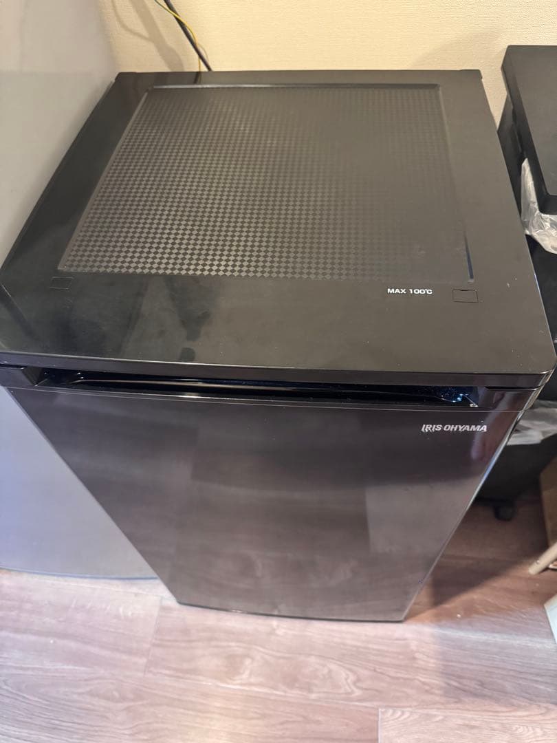 アイリスオーヤマ 60L ブラック 冷凍庫 IUSD-6B