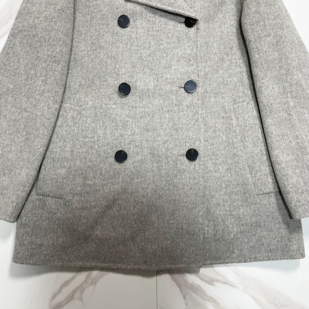 定価7.5万✨Theory セオリー ダブルブレストピーコート カシミヤ 近年