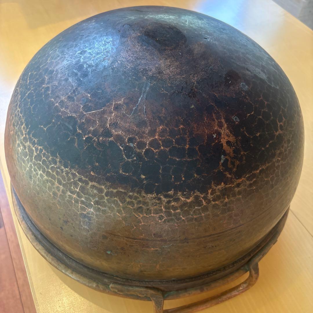 銅鍋　両手鍋 カスタードクリーム　餡練り