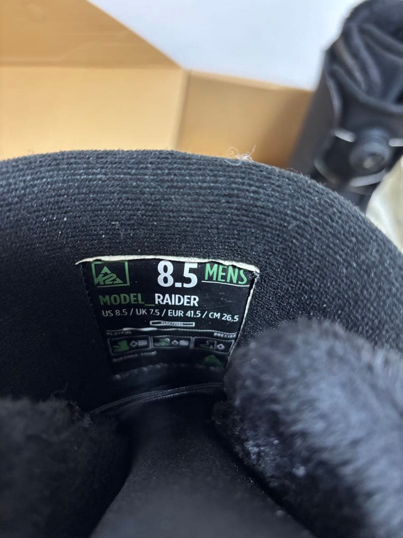 【未使用】 K2 RAIDER 26.5cm スノーボードブーツ BOA メンズ