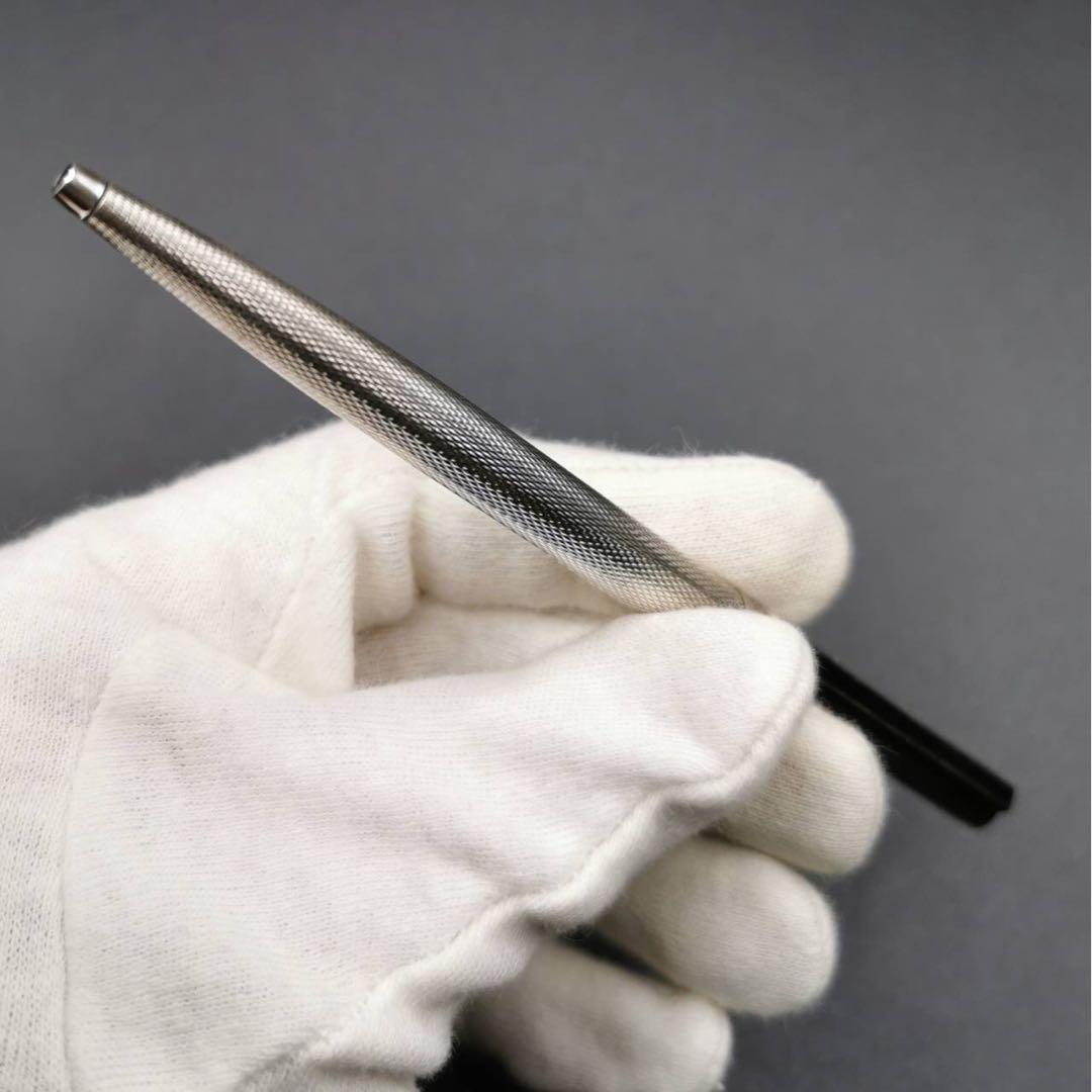 シルバー メタル ボールペン　ダンヒル