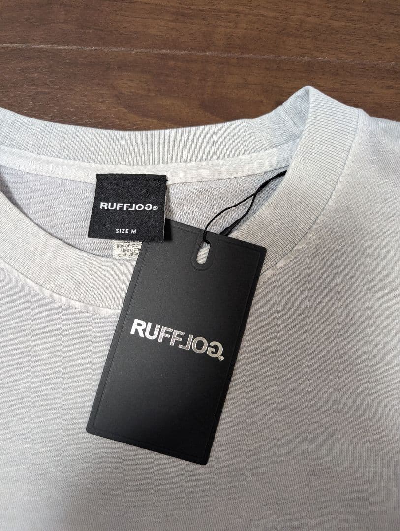 ラフロッグ　 ロングTシャツ　ライトグレー　Mサイズ