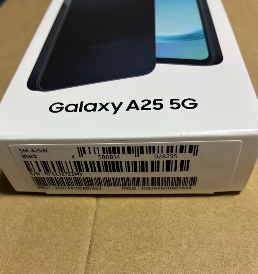 新品未開封⭐︎Samsung Galaxy A25 5G ブラック SIMフリー