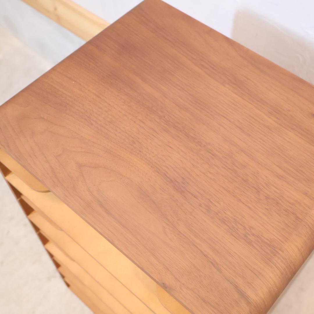 ティロワール トレーチェスト 書類ケース ナチュラル ウォールナット 収納