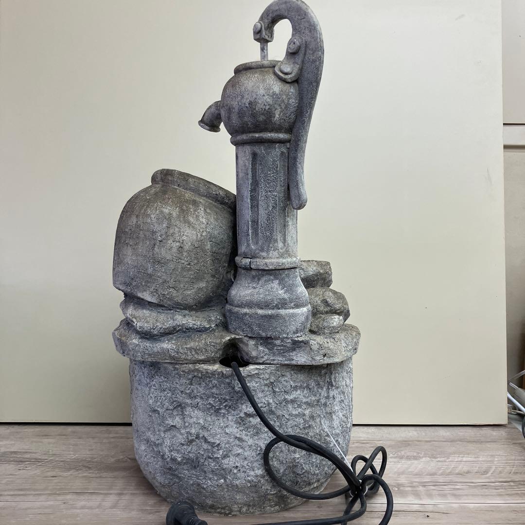 4F 卓上噴水 井戸ポンプ 循環式 ウォーターファウンテン インテリア 噴水