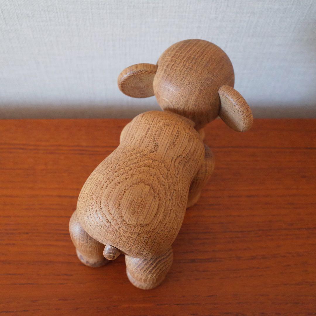 カイ・ボイスン ゾウ 木製オブジェ オーク無垢 デンマーク 北欧ヴィンテージ