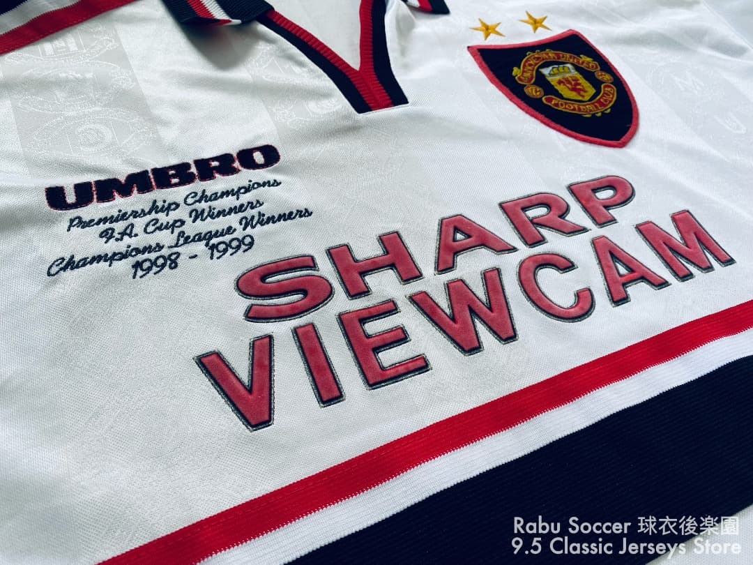マンチェスターユナイテッド 98/99 アウェイ 記念 ユニフォーム 長袖