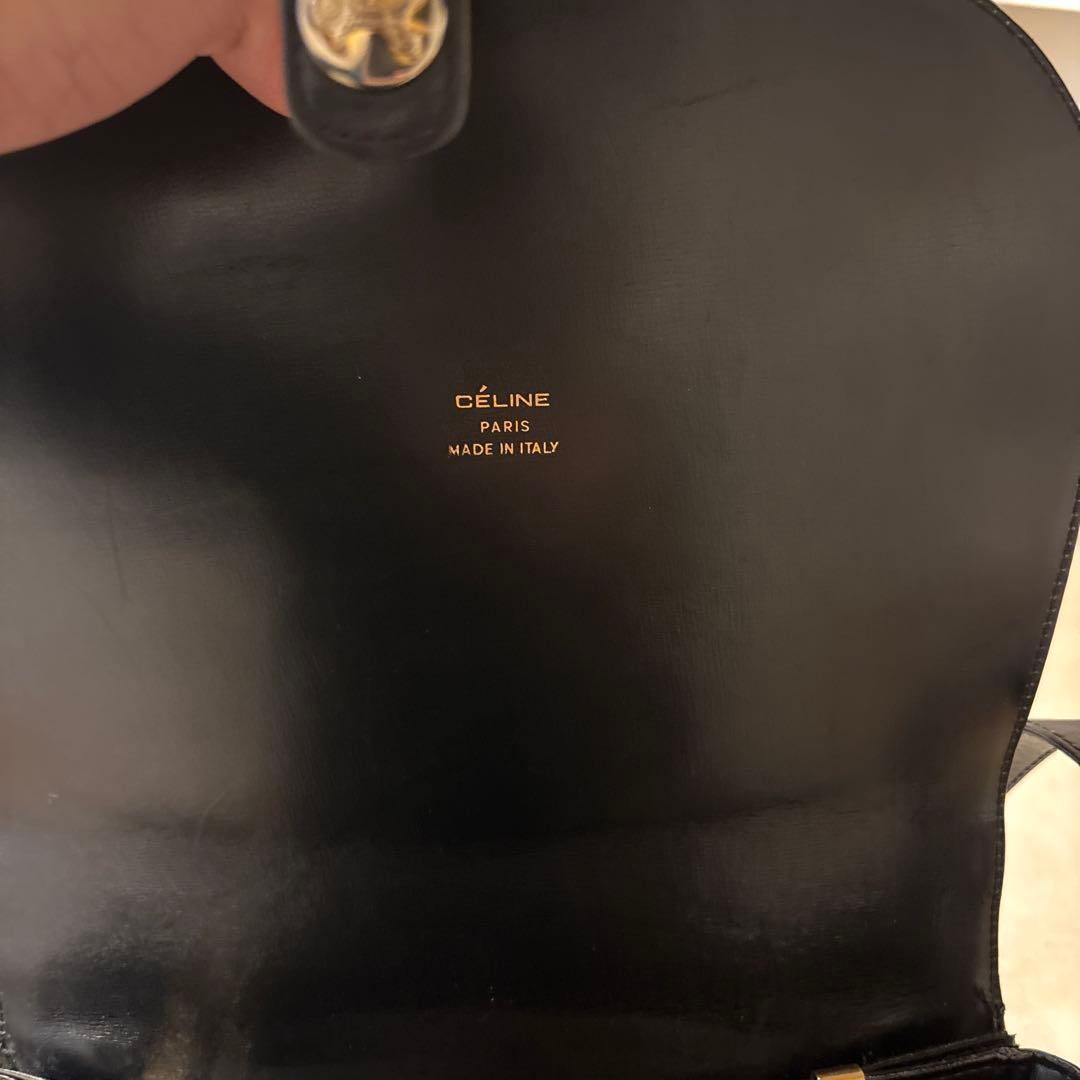 ミ*ポ様 CELINE 1970s ロゴ フラップ ショルダーバッグ