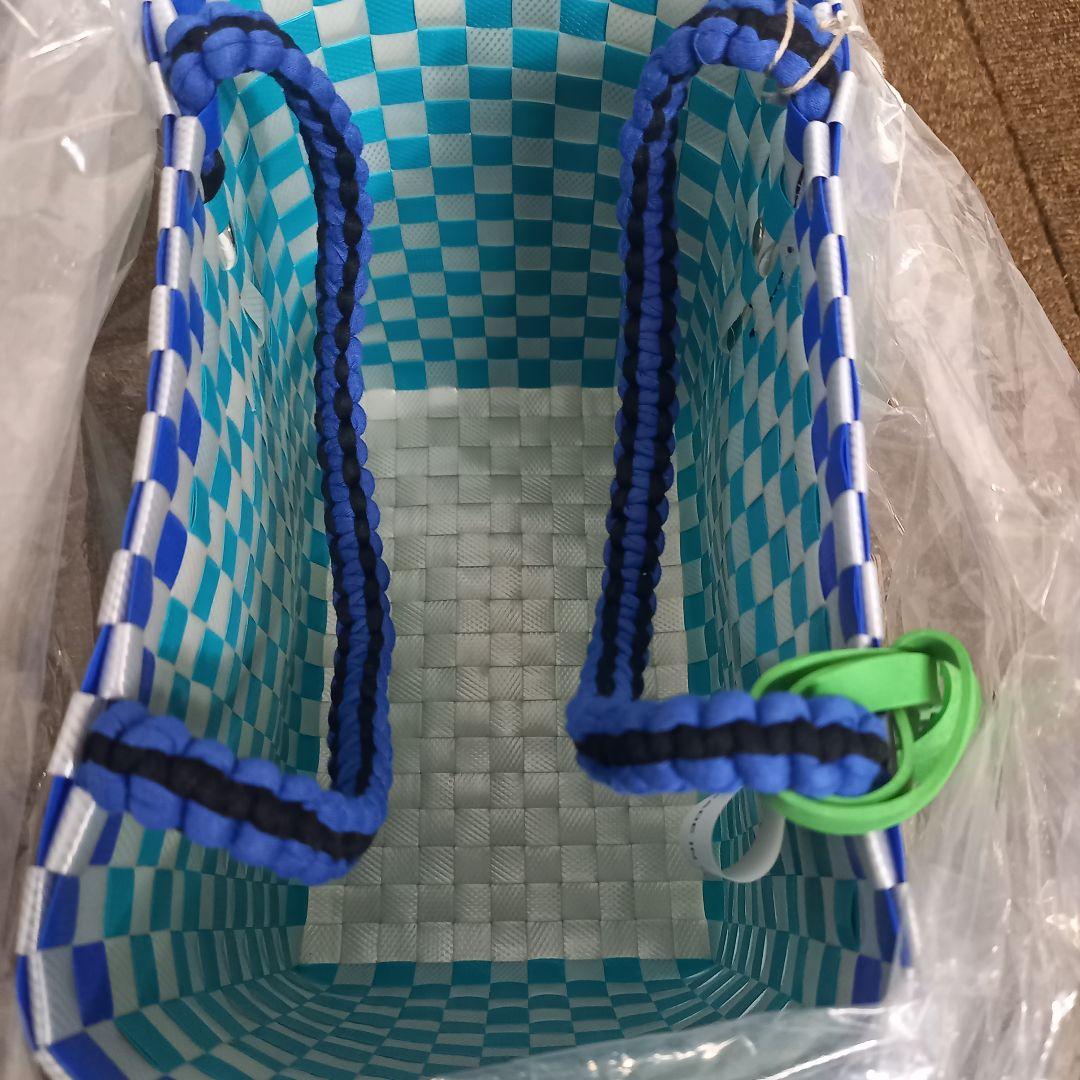 【新品】MARNI マルニ　ジャージーハンドルミニバスケット　ターコイズ　ブルー