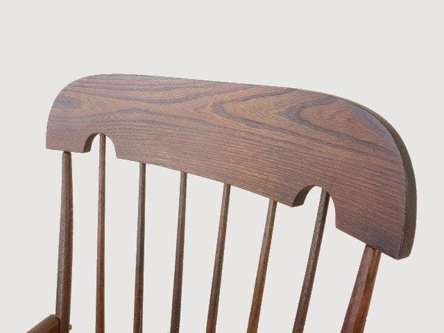 飛騨産業キツツキ　木製　ロッキングチェアーA　再塗装済　ＵＳＥＤ