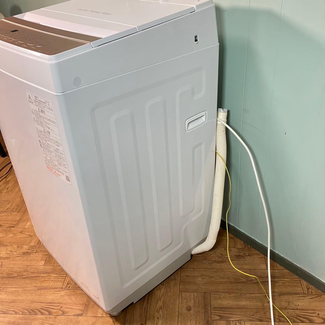 【美品級】2025年製 東芝 全自動洗濯機 5kg パワフル洗浄 部屋干しモード