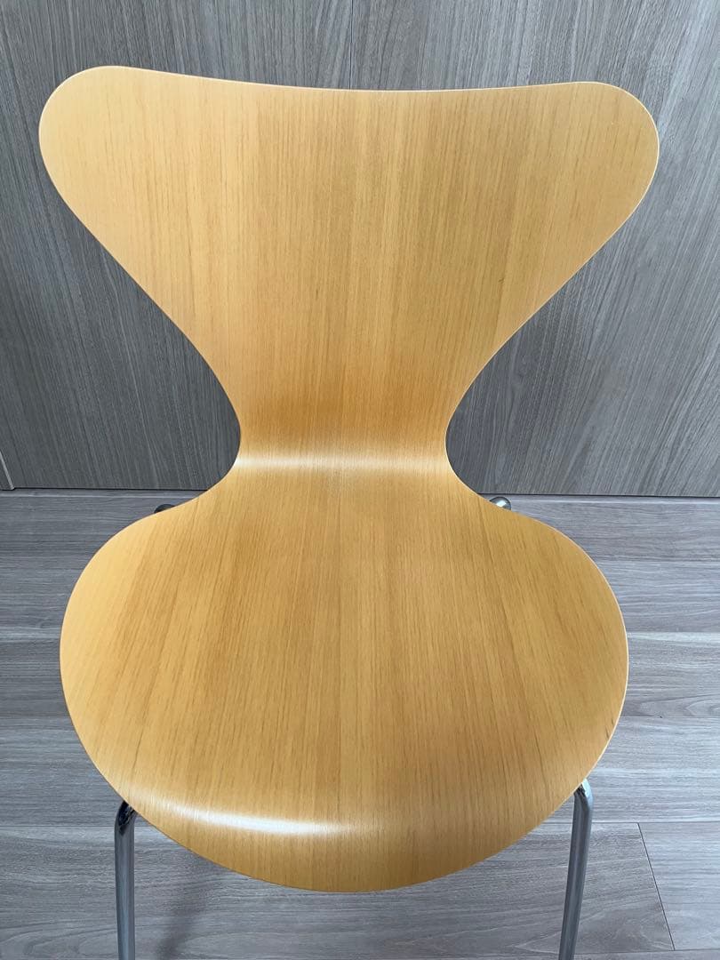 セブンチェア Fritz Hansen 　ナチュラルビーチ　2脚セット②