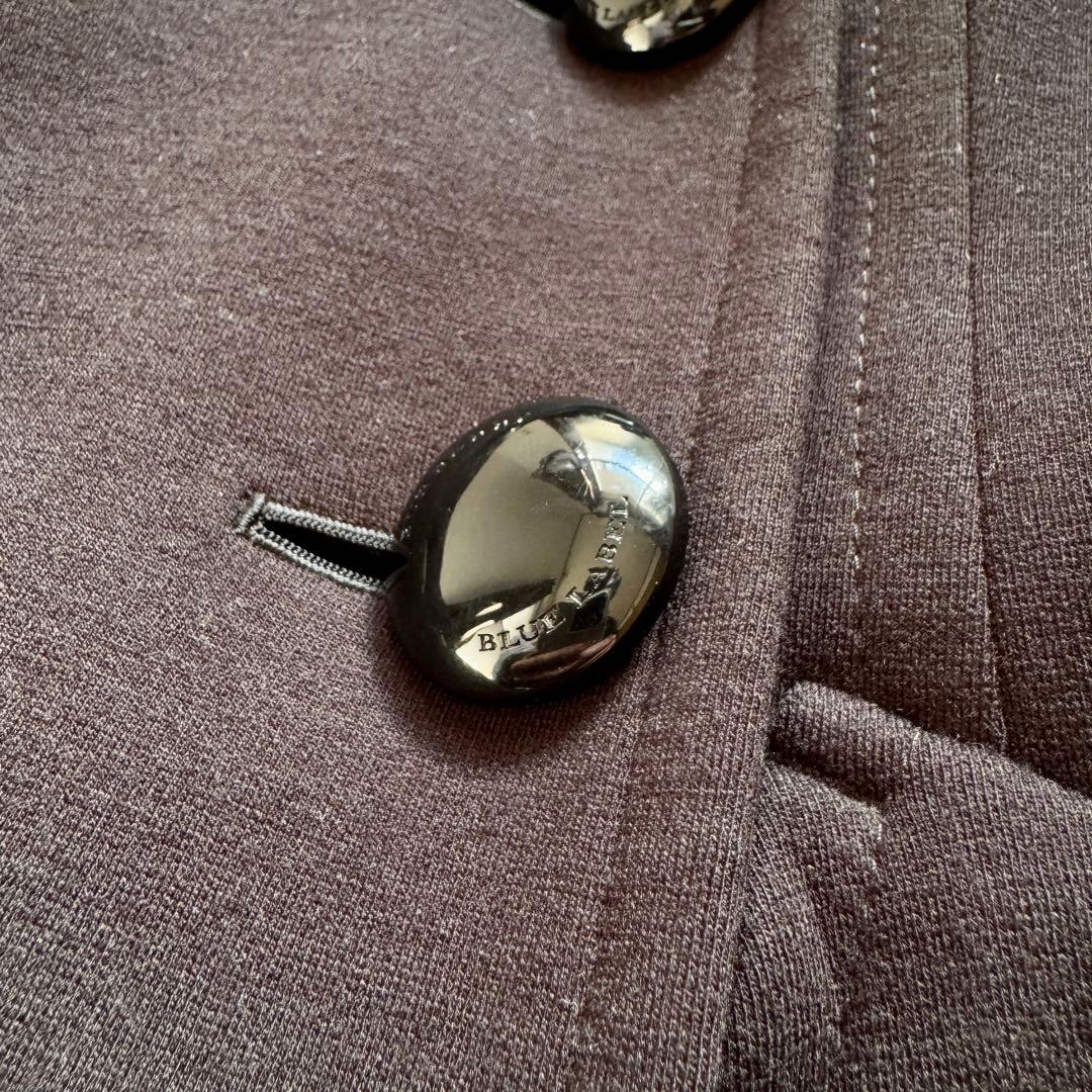 バーバリーブルーレーベル フレア コート Aライン ブラック 36