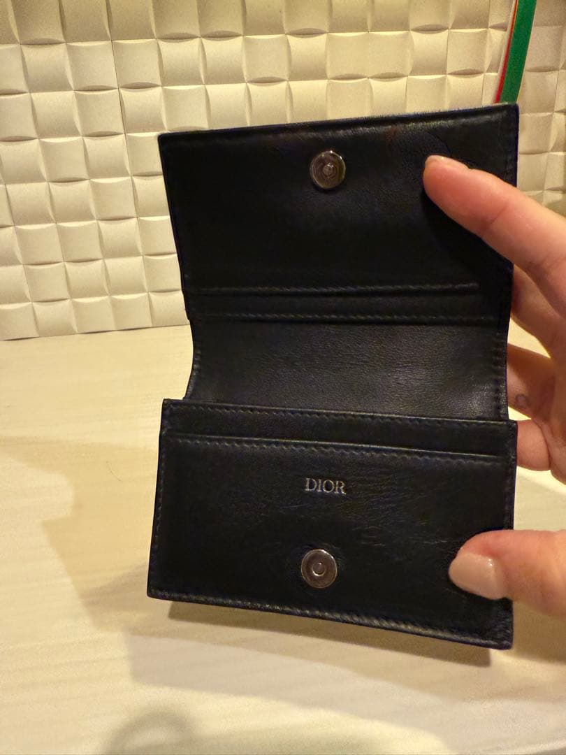 Saddle ビジネスカードホルダー 名刺入れ　dior