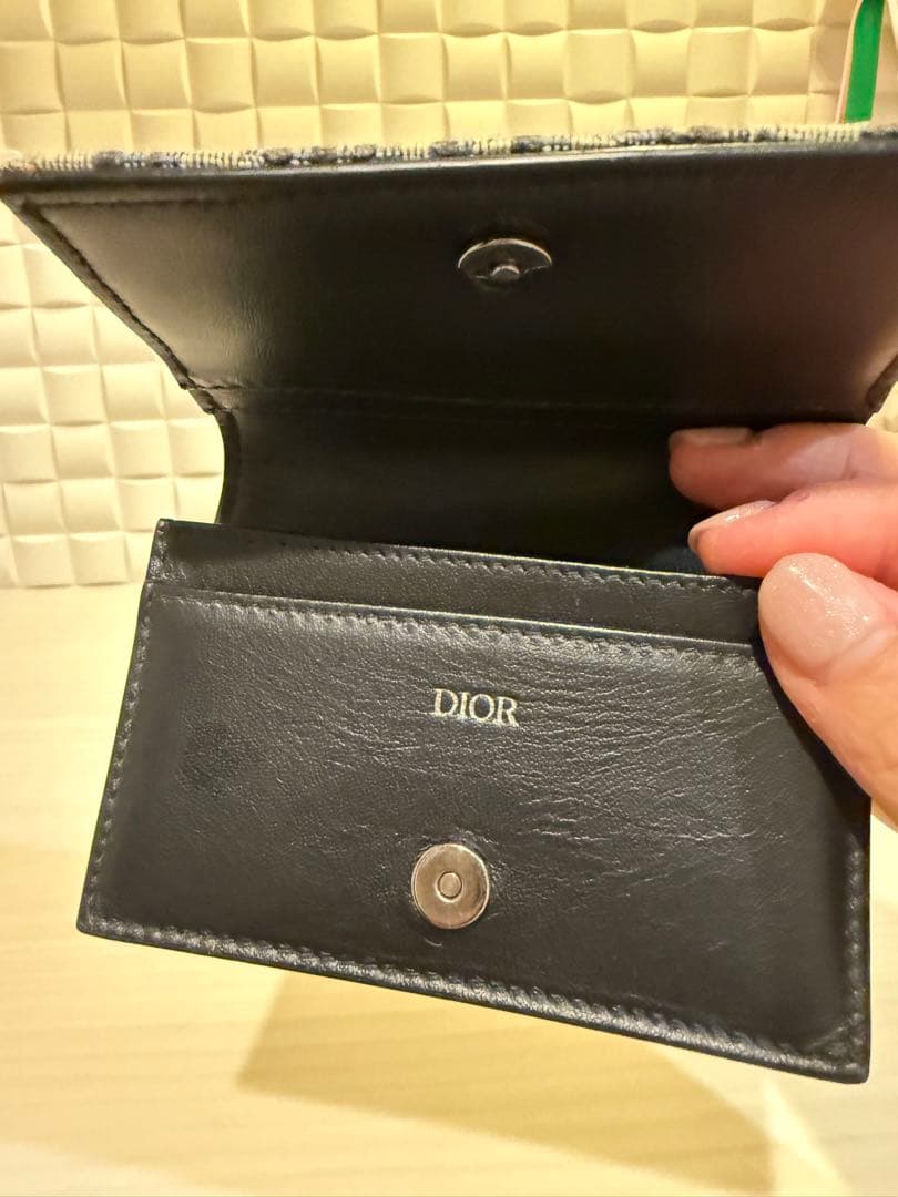 Saddle ビジネスカードホルダー 名刺入れ　dior