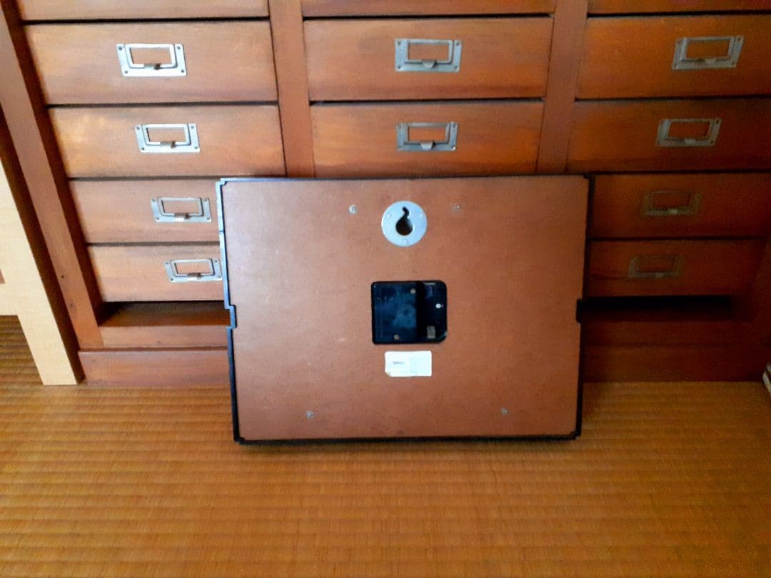 70's　SEIKO　掛け時計　ミッドセンチュリー　ビンテージ　レトロ　木目調