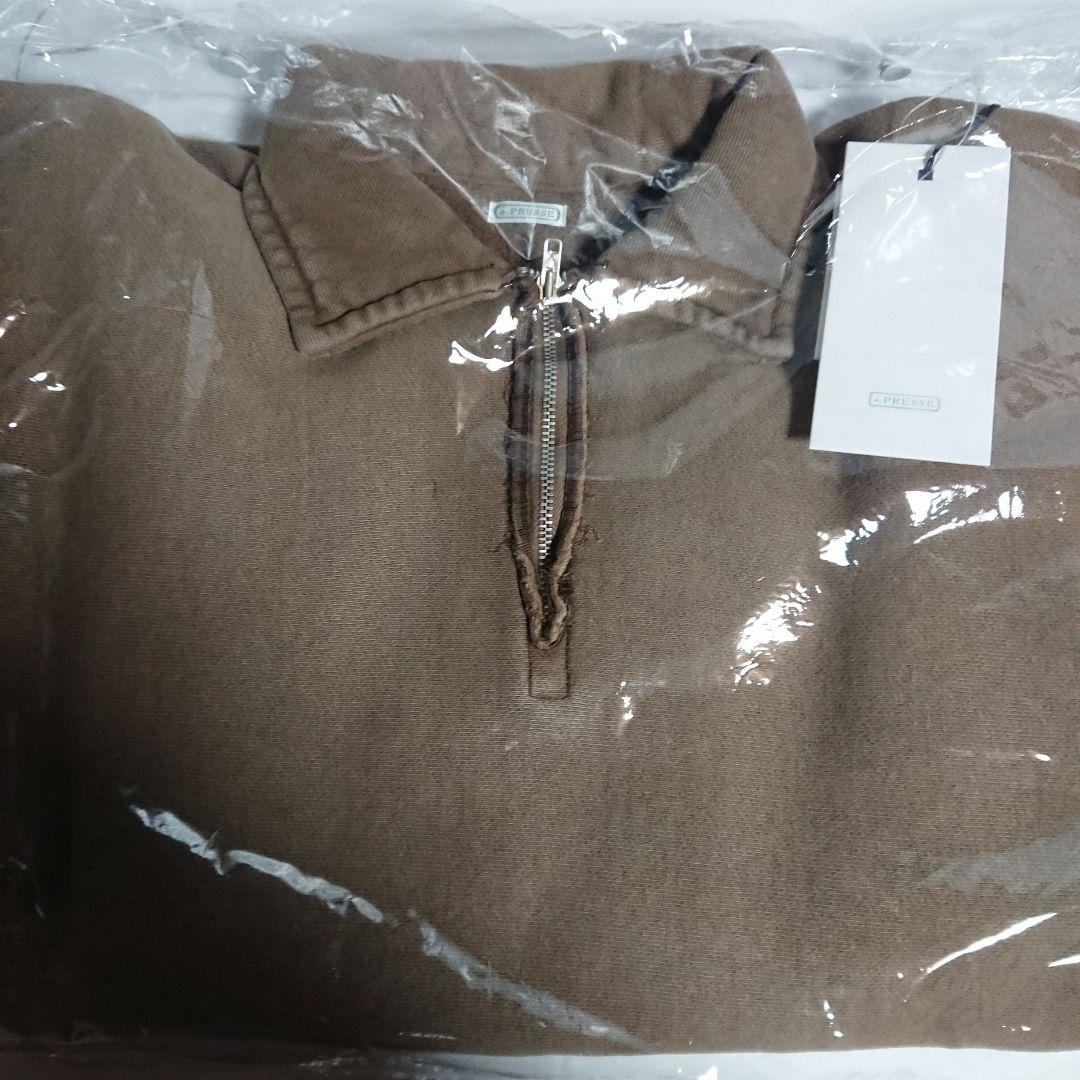 新品 A.PRESSE Vintage Half Zip Sweat