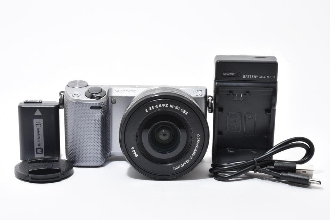 【美品】ソニー SONY NEX-5R パワーレンズ ミラーレス一眼カメラ