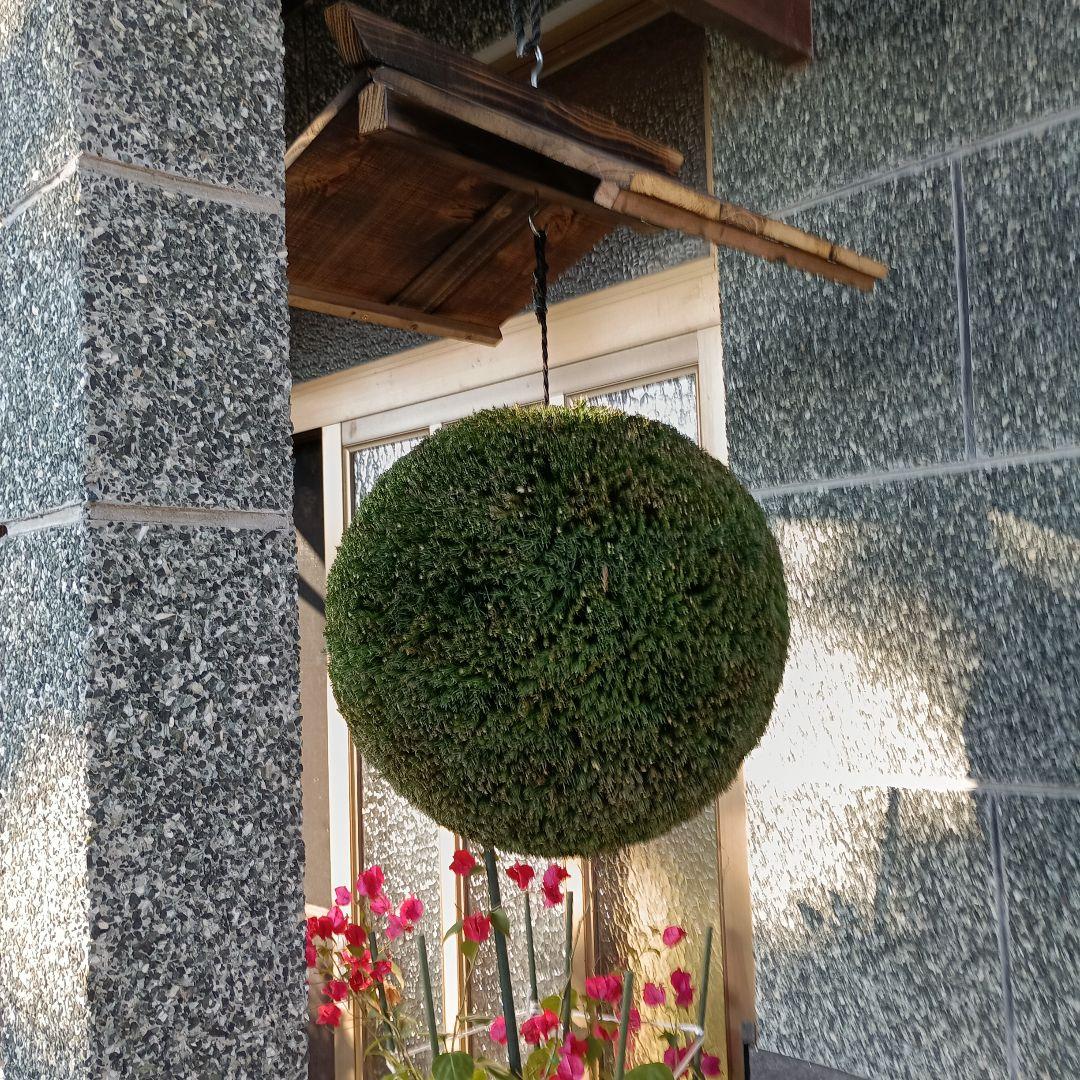 杉玉、屋根付き、杉玉直径38ｃｍ