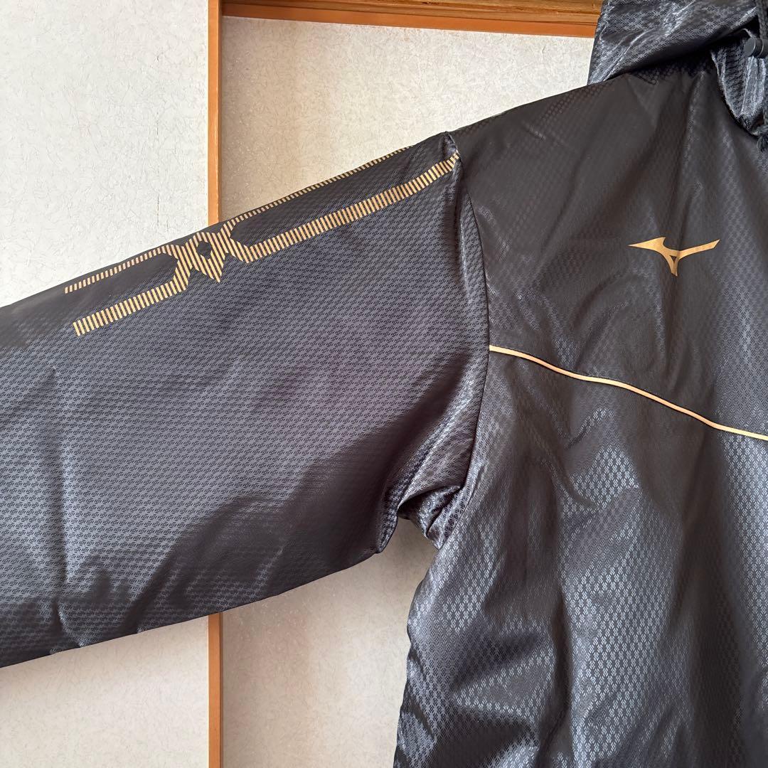 Mizuno フード付きベンチコート ブラック　ユニセックス　フリーサイズ　新品