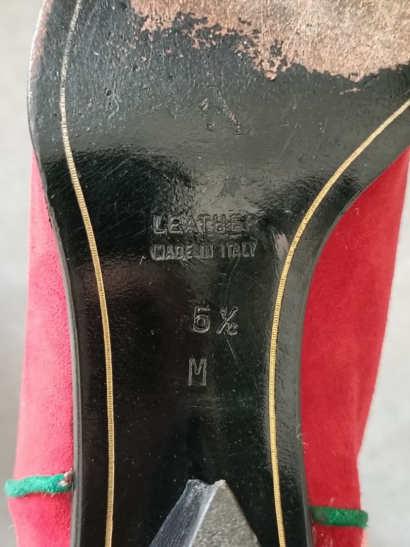 ヴィンテージ 80年代 カラフルスエード ウエスタンブーツ 22〜22.5cm