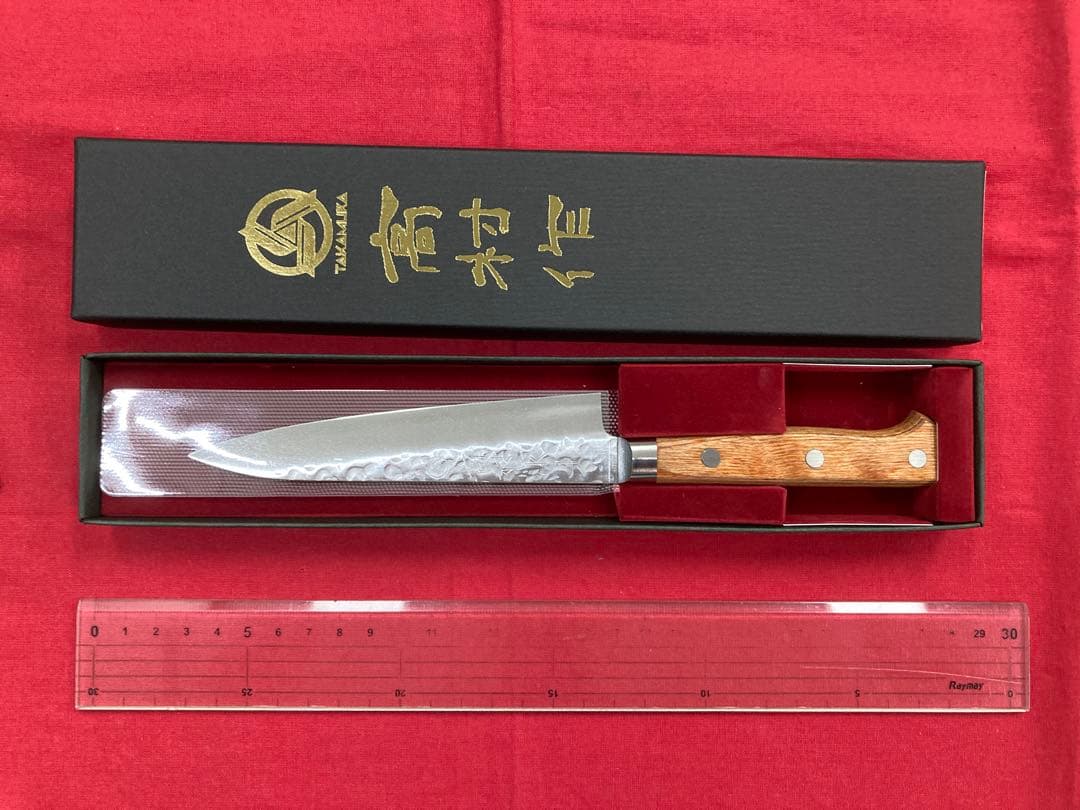 高村刃物 高村作 ペティ130㎜ クロマックス鋼 未使用品