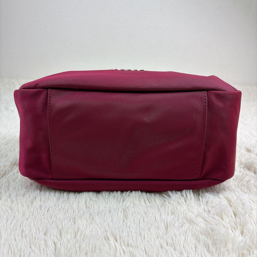 TOCCA トッカ ワンショルダー トートバッグ ナイロン ワインレッド希少