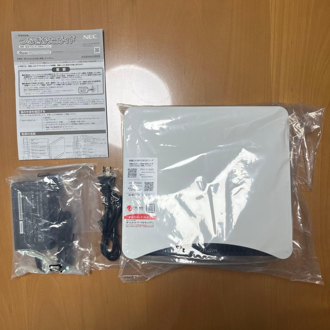 NEC Aterm PA-WX11000T12 Wi-Fi ホームルーター
