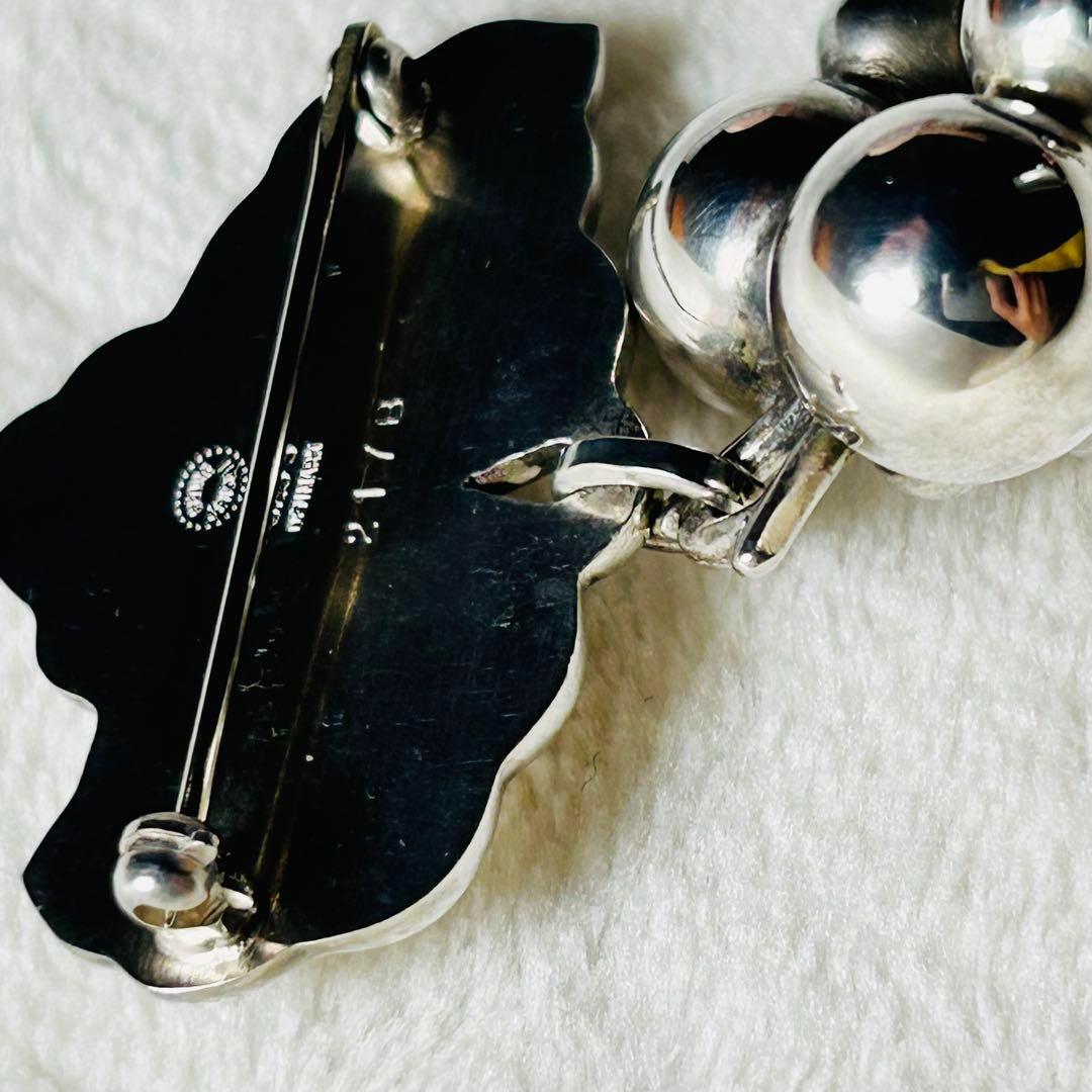 【お買得】 ジョージ• ジェンセン ムーンライトグレープ ブローチ SV925