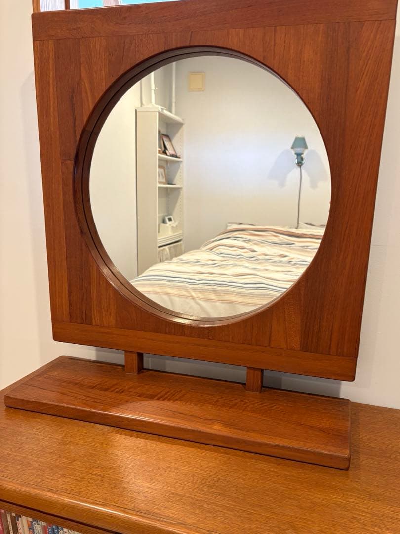 pedersen & hansen チークミラー　デンマーク　ヴィンテージ