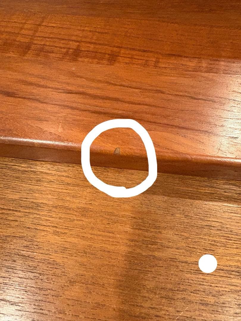 pedersen & hansen チークミラー　デンマーク　ヴィンテージ